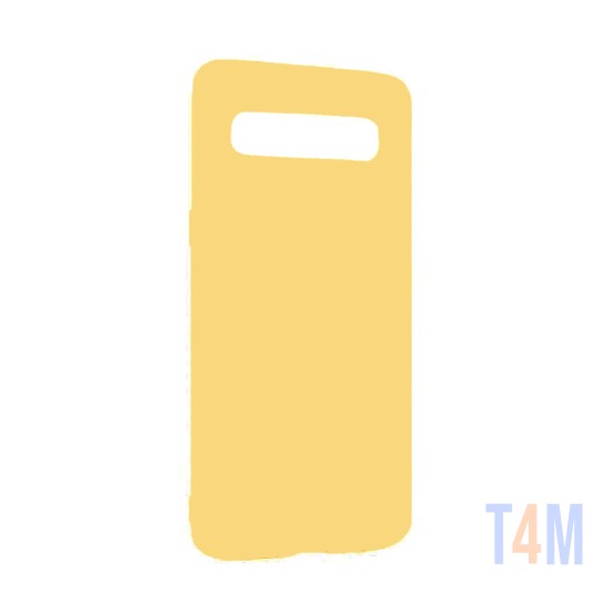 Silicone Case for Samsung Galaxy S10 Yellow